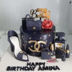 black girls custom cake design